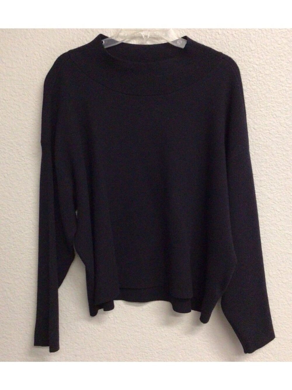 Maeve Anthropologie Mock Neck Sweater Women’s Size XL Black Pullover